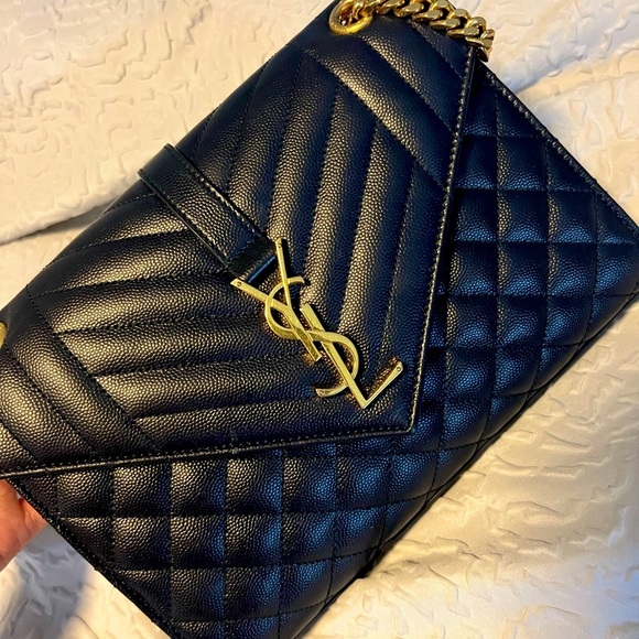 Saint Laurent Handbags - Saint Laurent /YSL Medium Envelope Bag